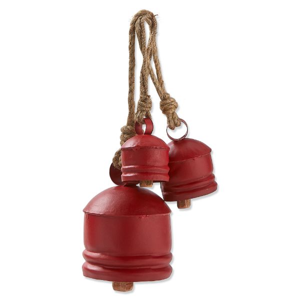 Classic Artisan Made Bell - Red 3 Sizes