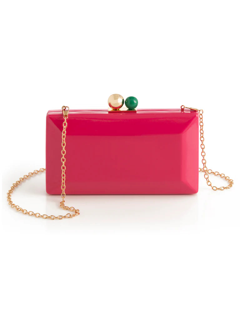 Mackenzie Minaudiere Clutch - (three colors)