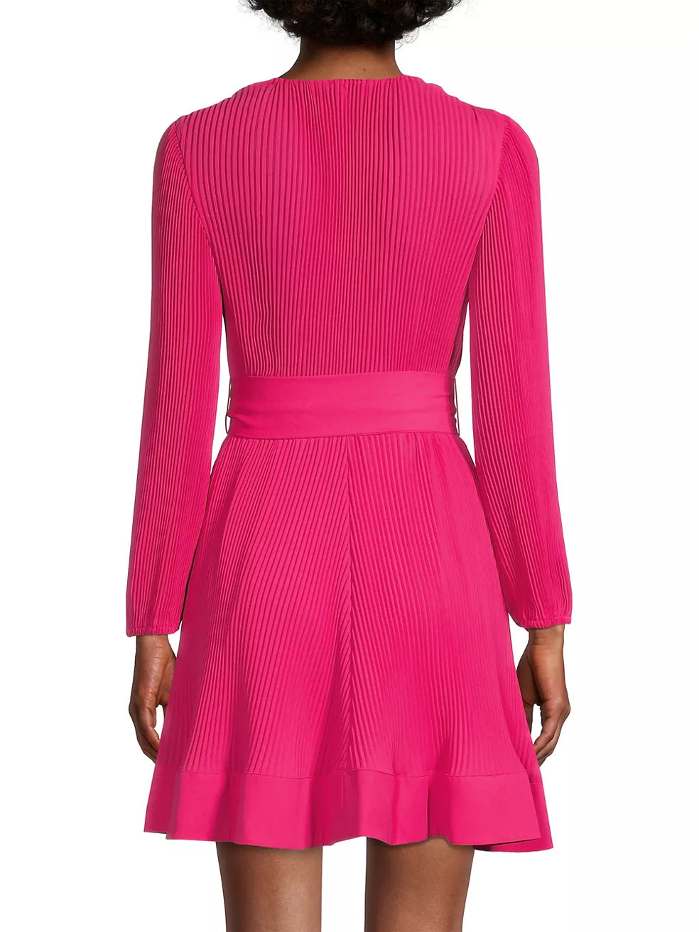 Milly Liv Solid Pleat Dress - Milly Pink