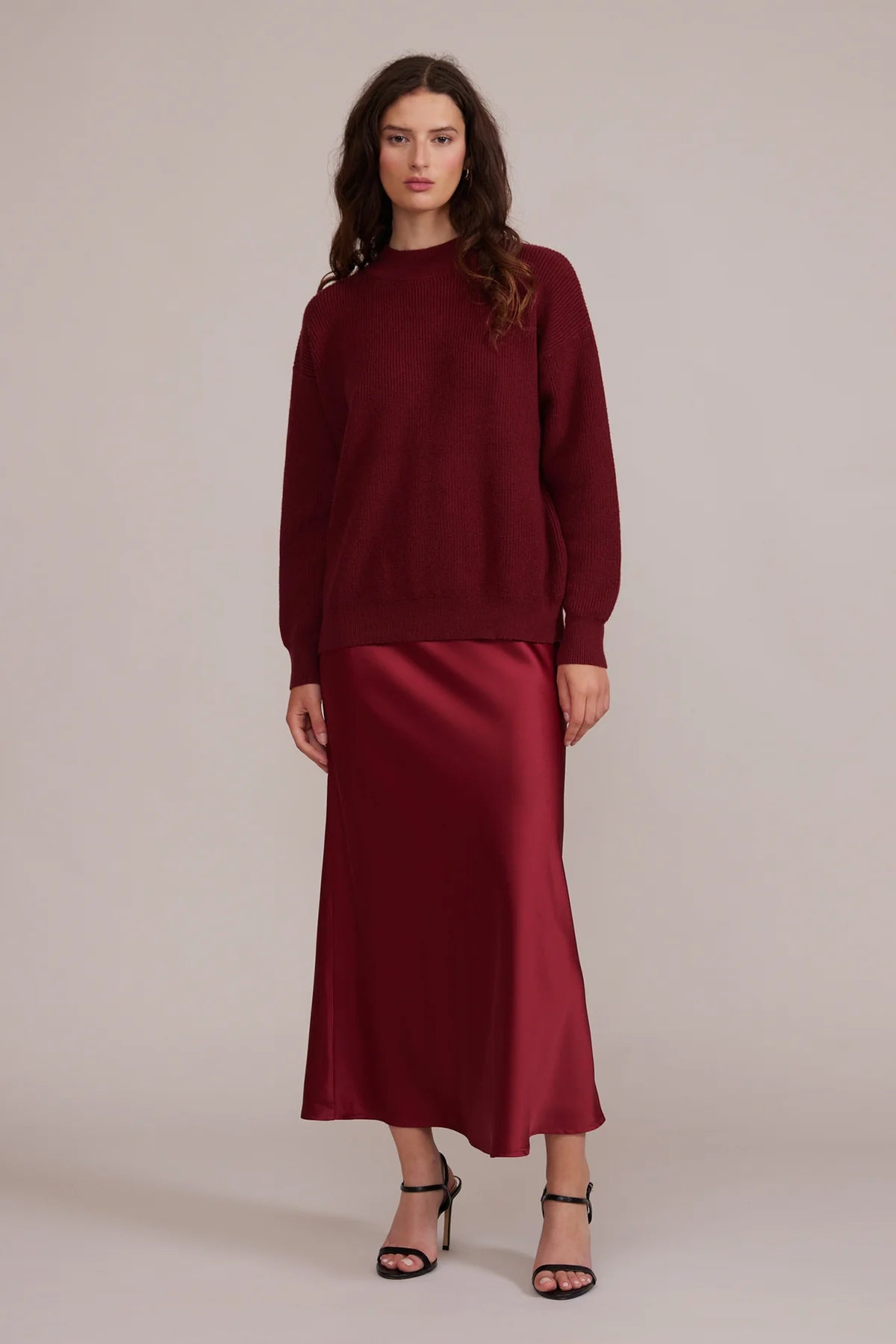 Katianna Maxi Skirt - Maroon