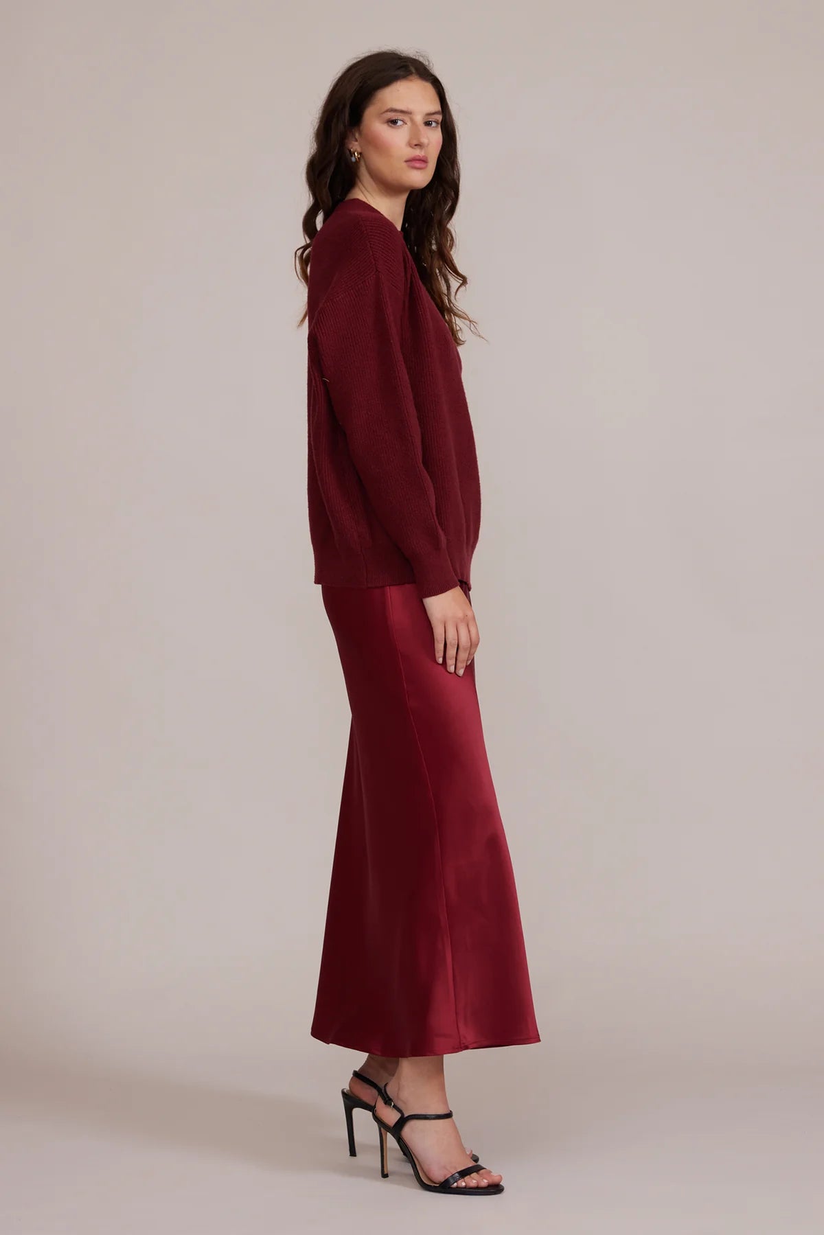 Katianna Maxi Skirt - Maroon