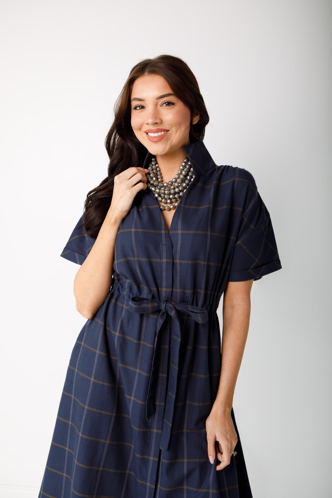 Holly Shae Bria Dress - Window Pane