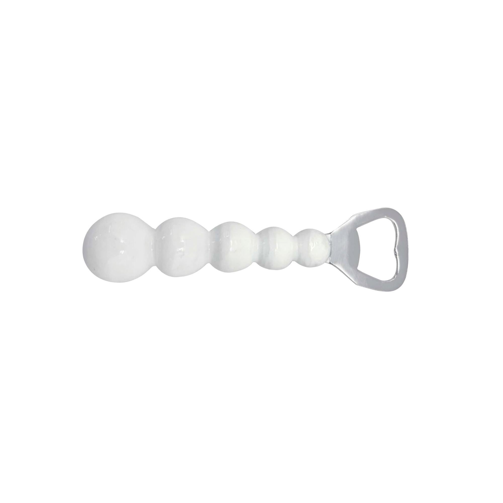 Mariposa Pearled White Bottle Opener