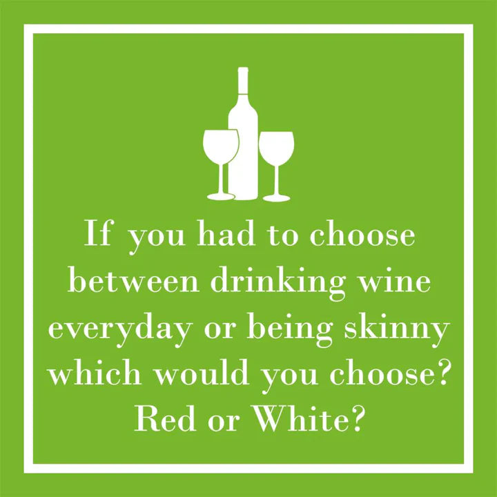 Beverage Napkin - Red or White?