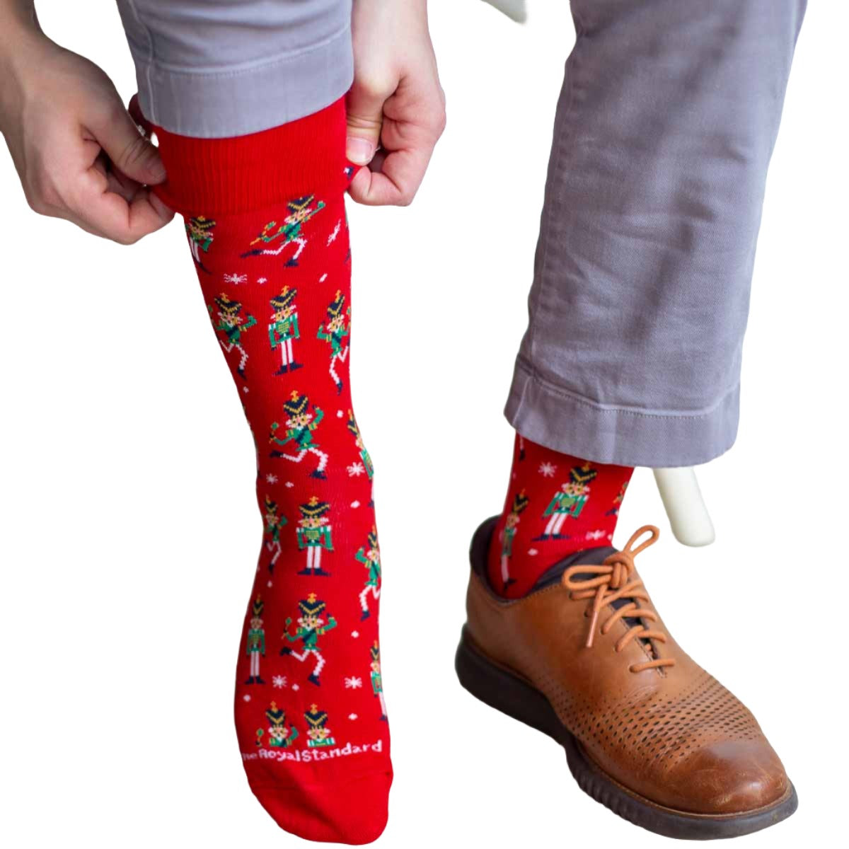 Men's Dancing Nutcracker Socks - One Size