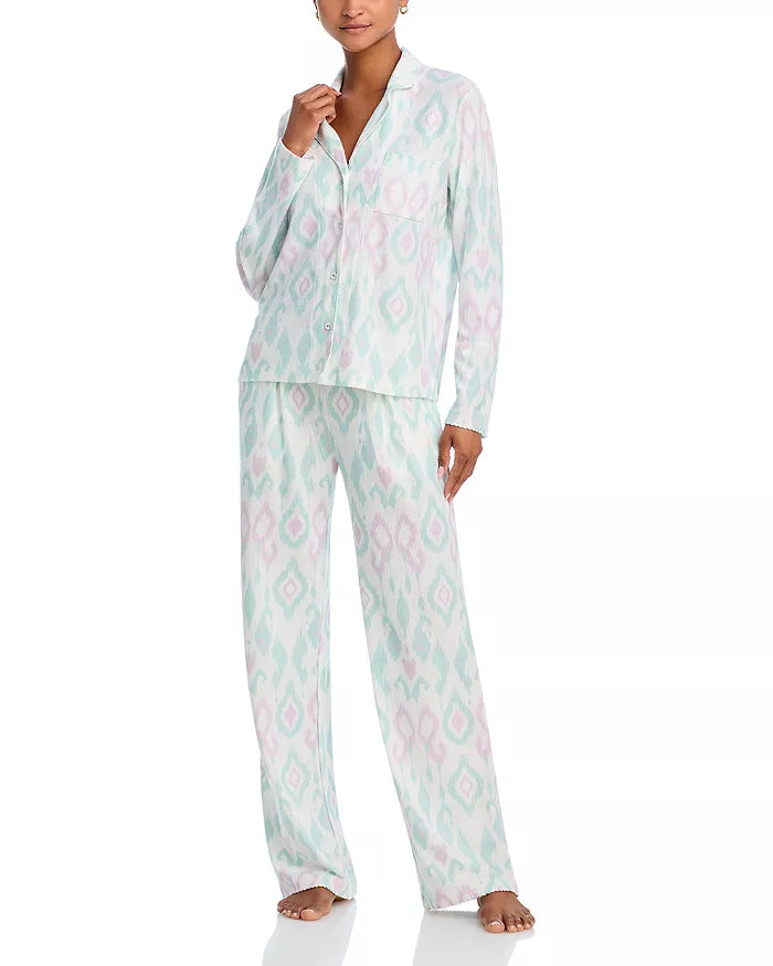 PJ Salvage Ikat Watercolor Jammie Set - Seafoam