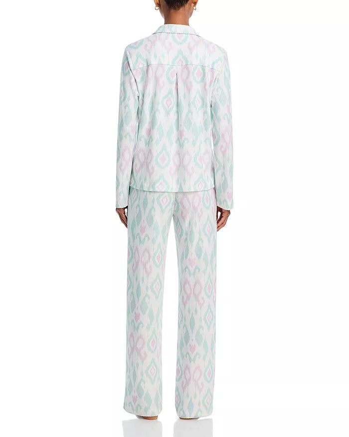 PJ Salvage Ikat Watercolor Jammie Set - Seafoam