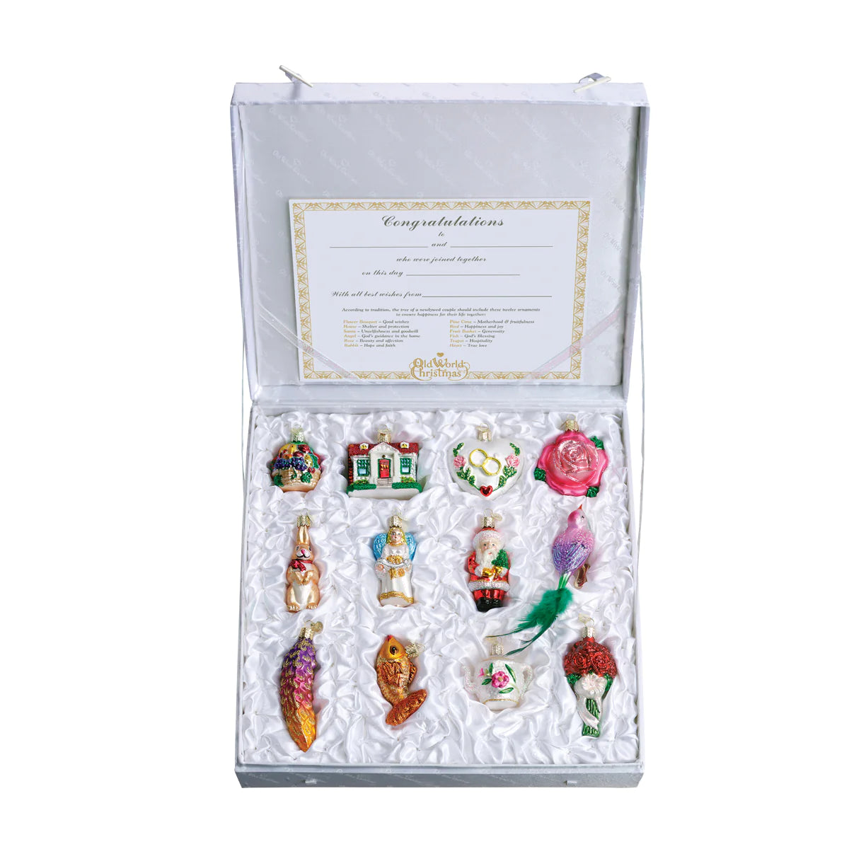 Bride's Ornaments Collection - (twelve pieces)