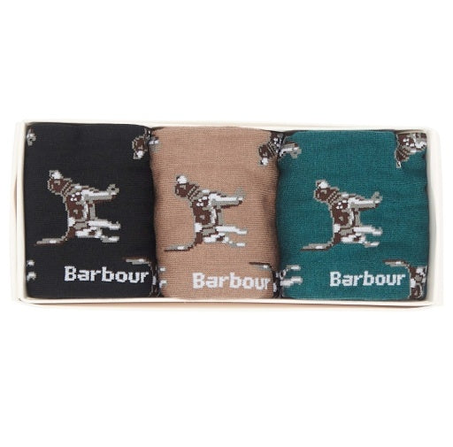 Barbour Pointer Dog Socks Gift Box