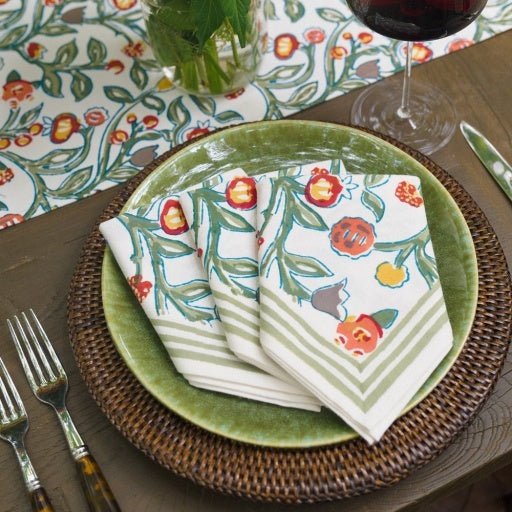 Pomegranate Emma Crimson & Clover Napkins