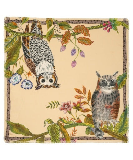 Hoot Hoot Scarf - Vanilla