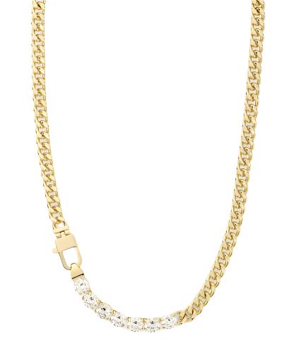 Julian Loves Diamonds Necklace 16" Gold