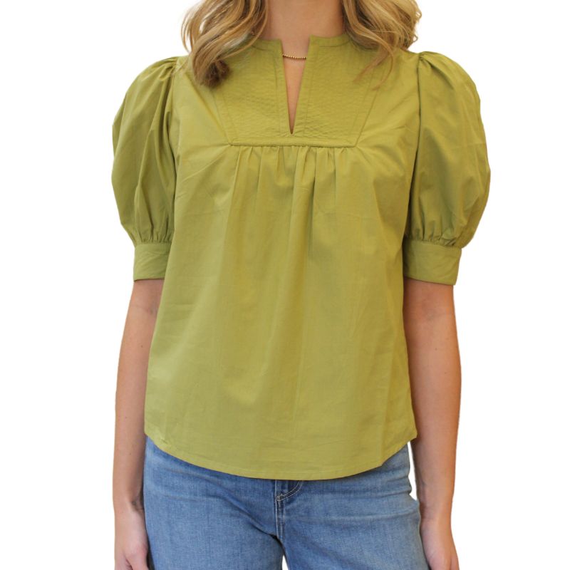 Anna Cate Emilia Top - Sage