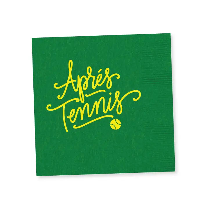 Apres Tennis Cocktail Napkins