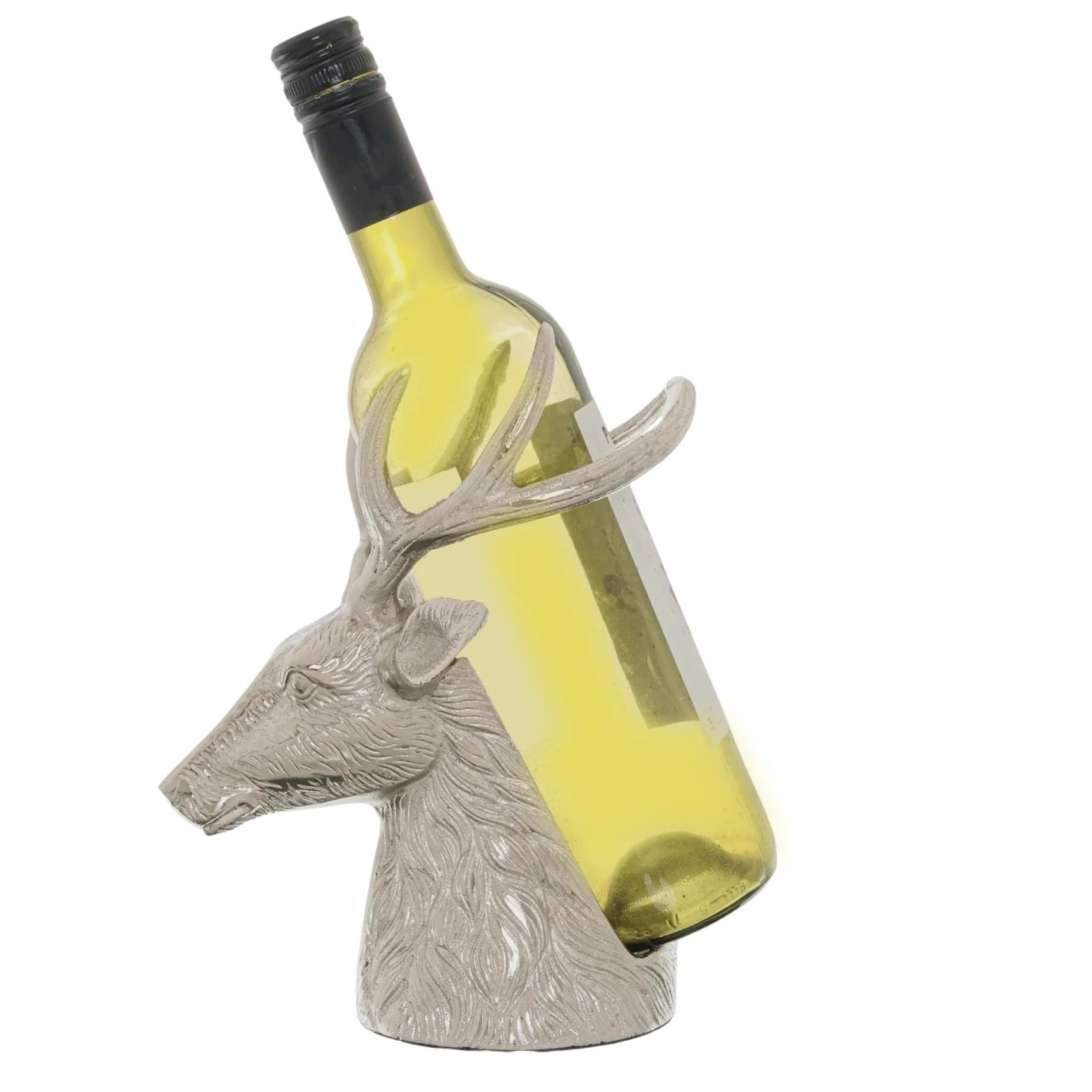 Silver Stag Bottle Holder