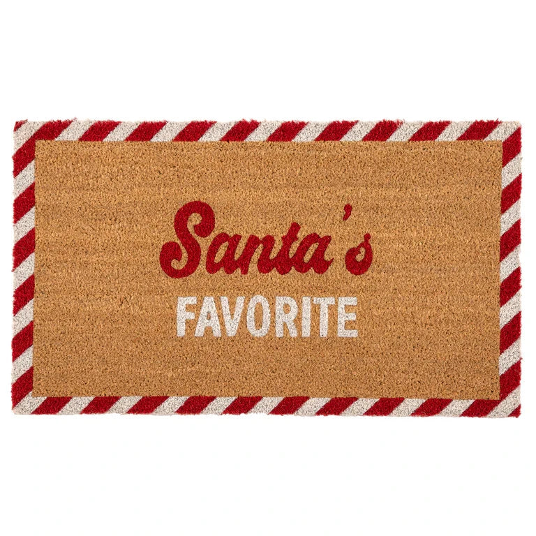 Santa's Favorite Door Mat