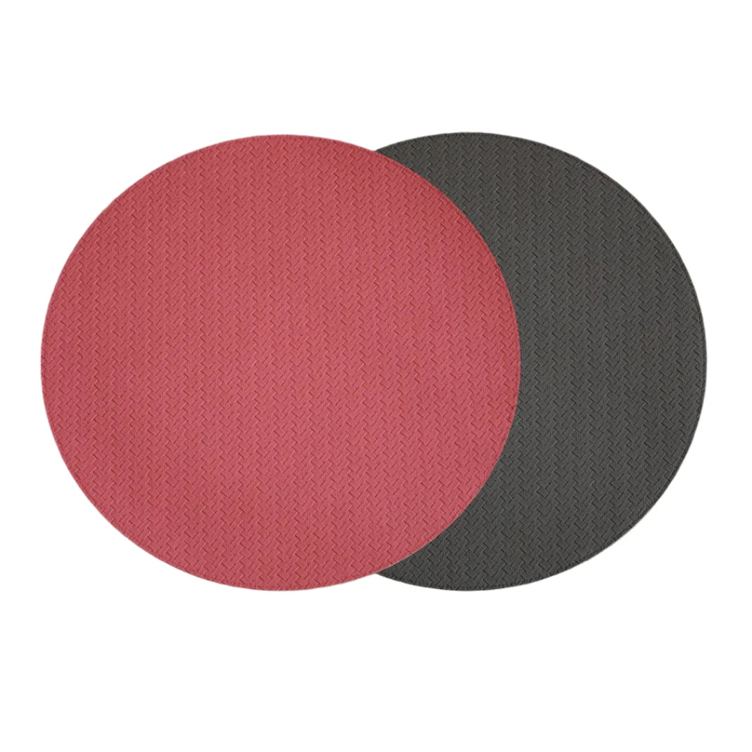 Reversible 15" Round Placemats Set of 4 - 3 Varieties