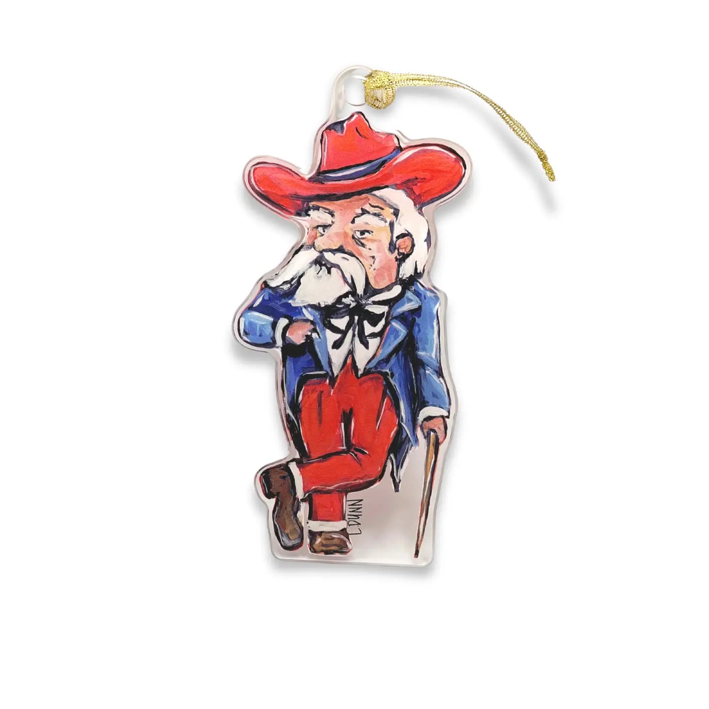 Rebel Mascot  Acrylic Ornament