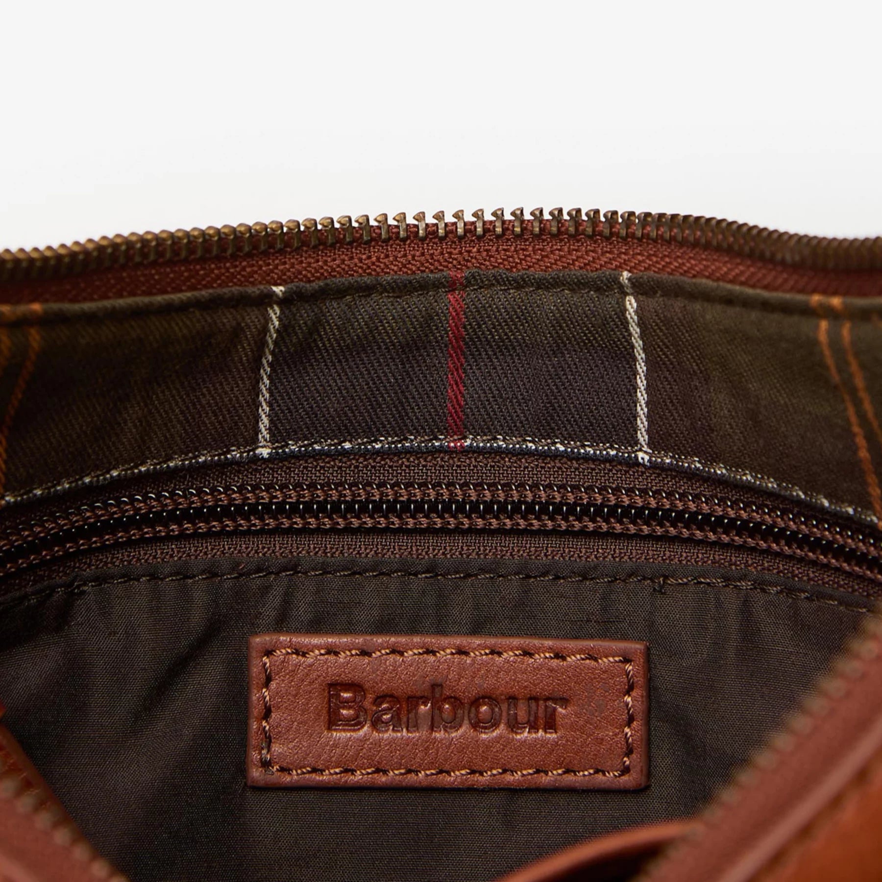 Barbour Laire Leather Sling Bag - Brown