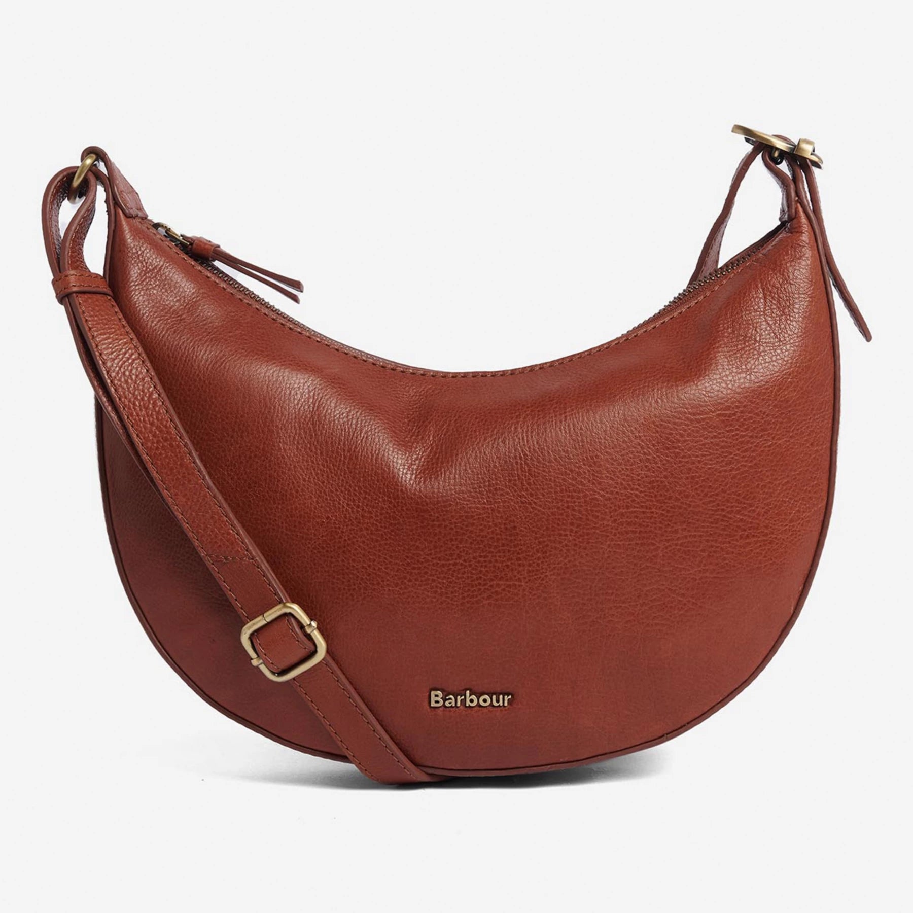 Barbour Laire Leather Sling Bag - Brown