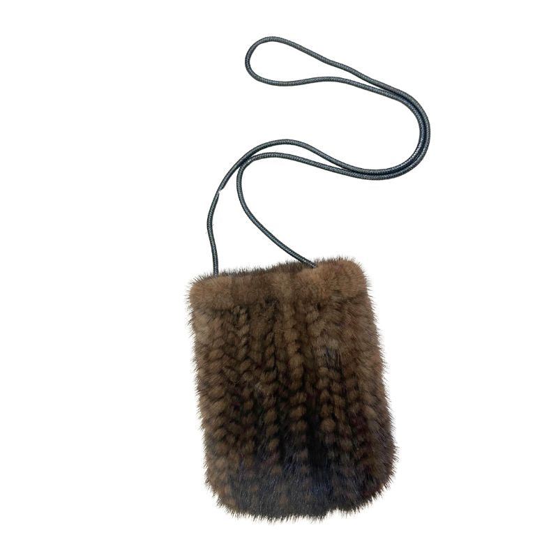 Mink Pouch Bag - Brown or Black