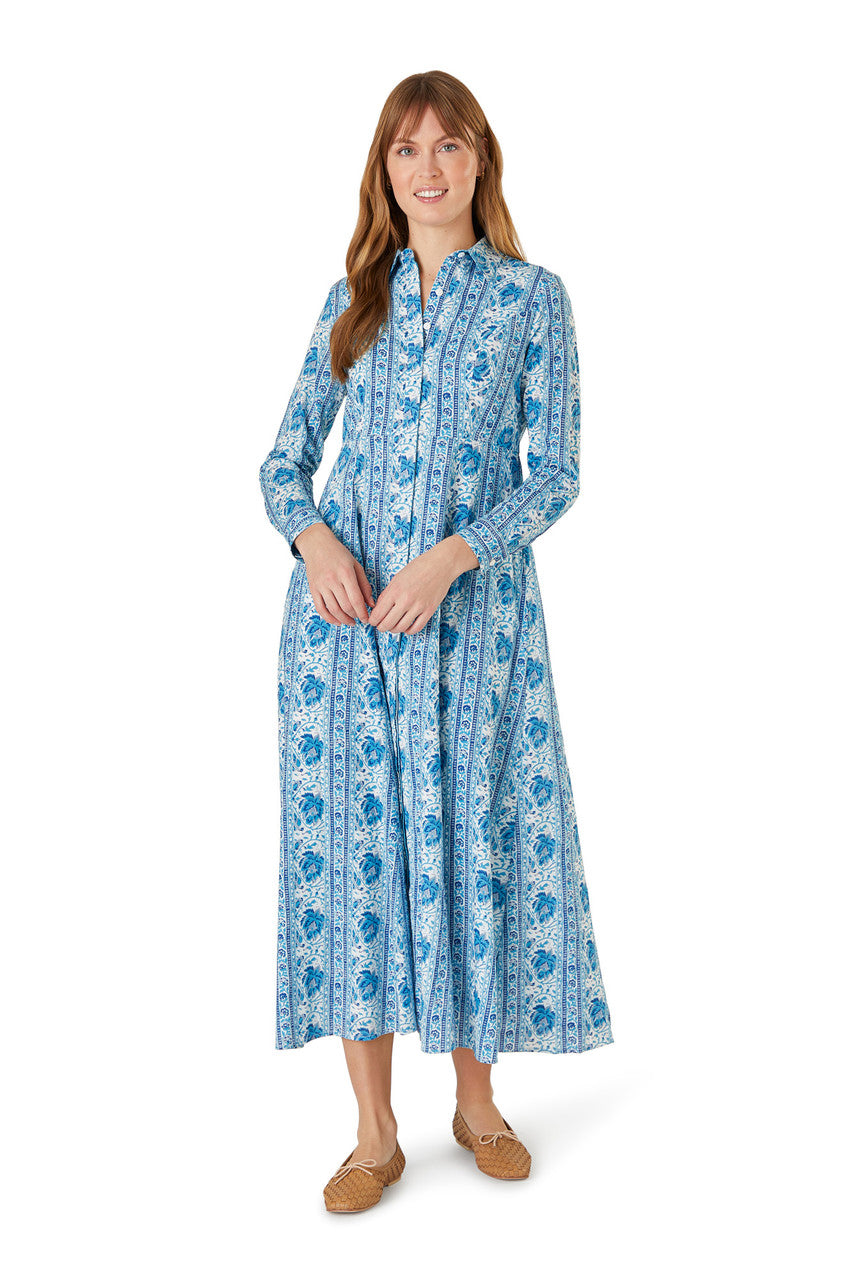 Livro Classic Shirt dress - Mumbai Stripe Blue