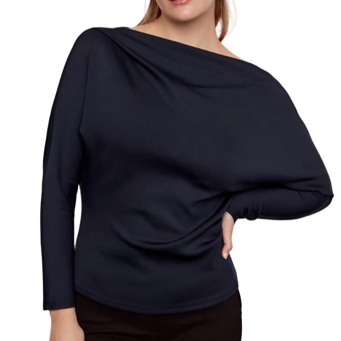 ILTM Long Sleeve Blouse - Navy