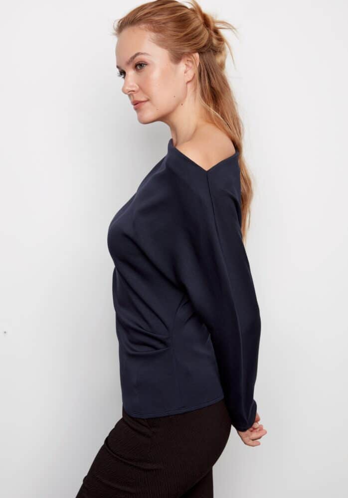 ILTM Long Sleeve Blouse - Navy