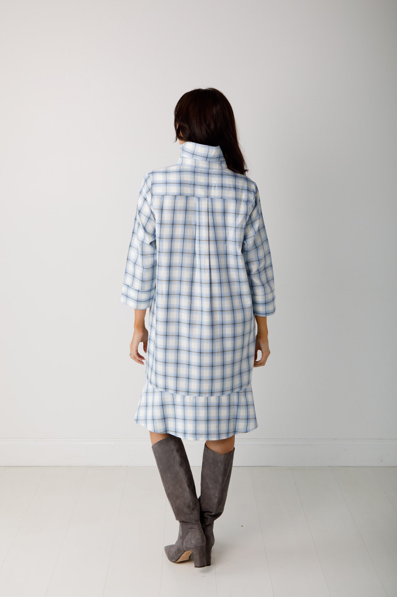 Holly Shae Sallie Dress - Blue Plaid