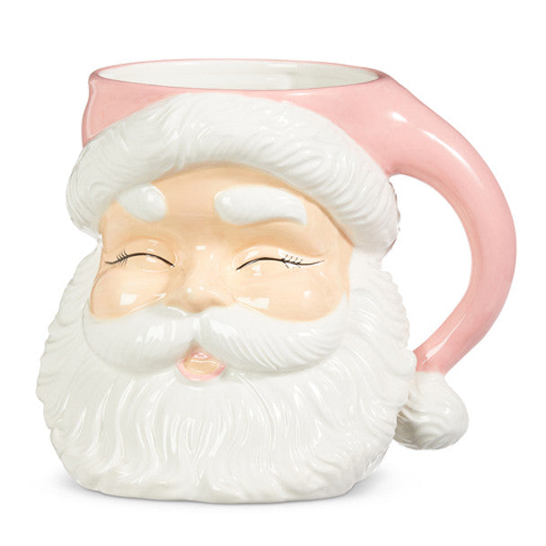 Pink Santa Container 7.5"