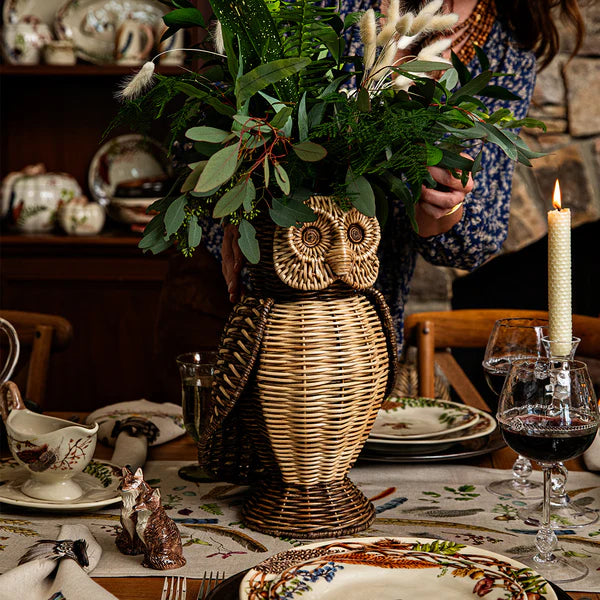 Juliska Devon Willow Owl Vase