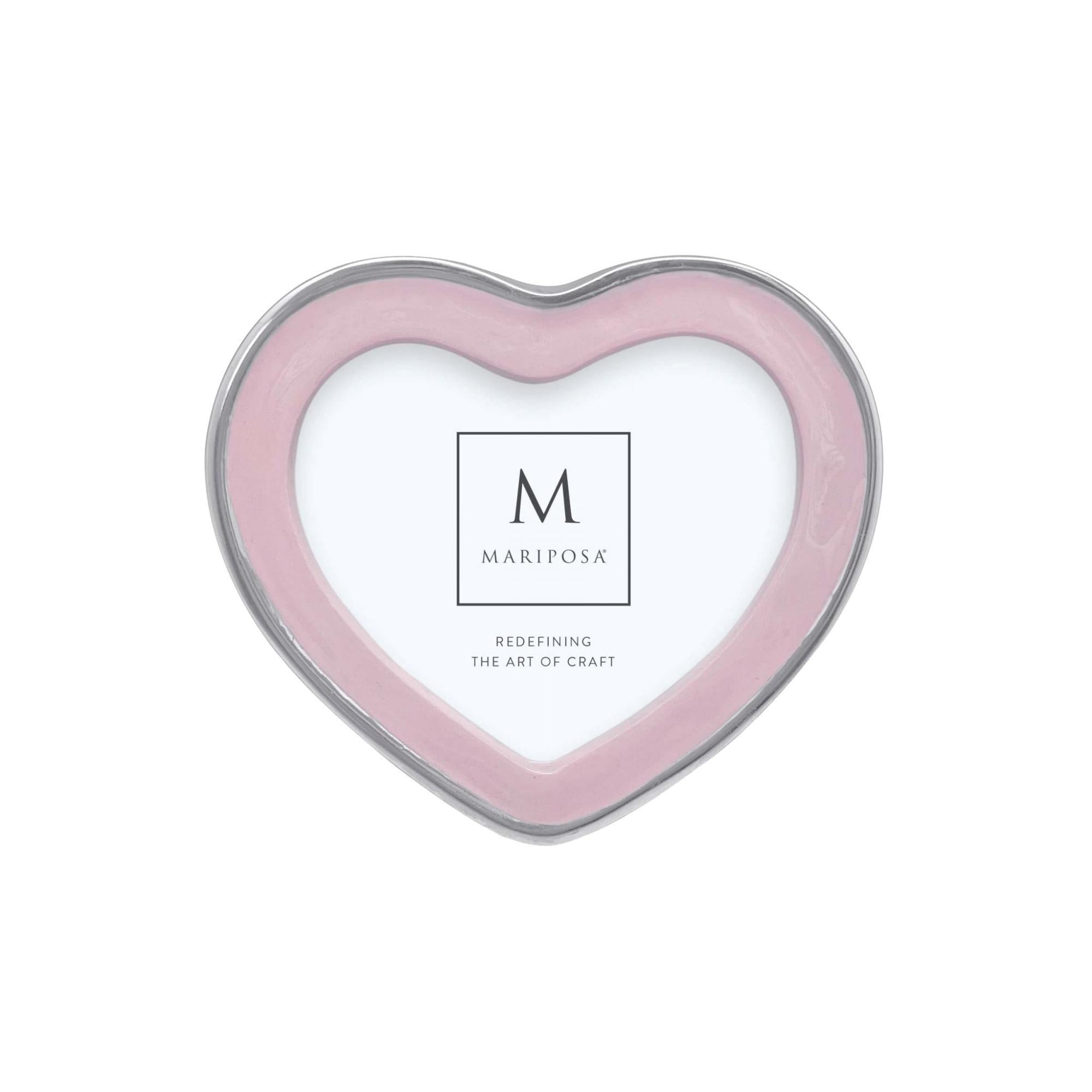 Mariposa Signature Heart Frame - Pink or White