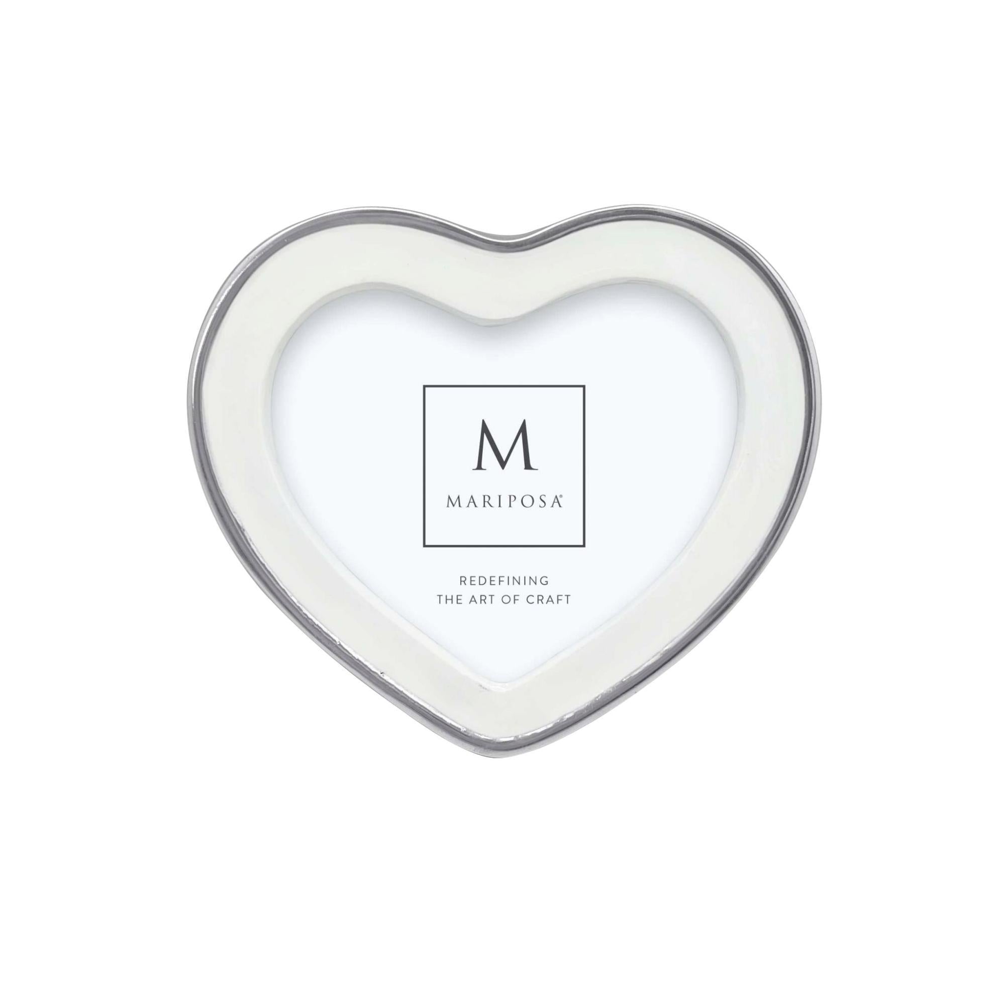 Mariposa Signature Heart Frame - Pink or White