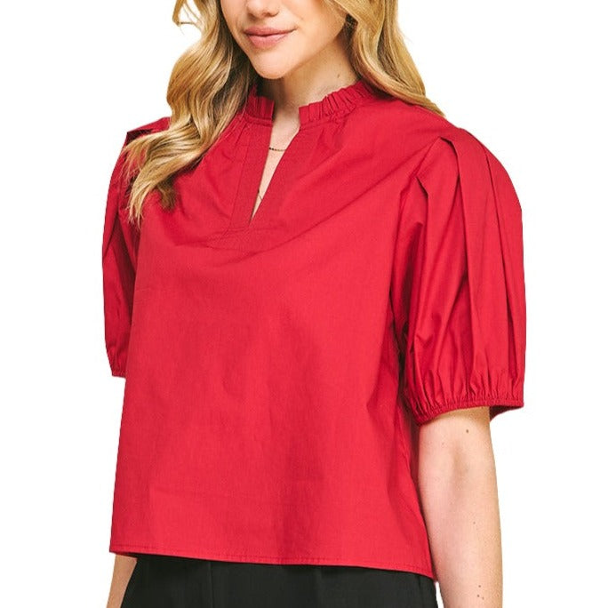 The Valerie Top - Blue or Red