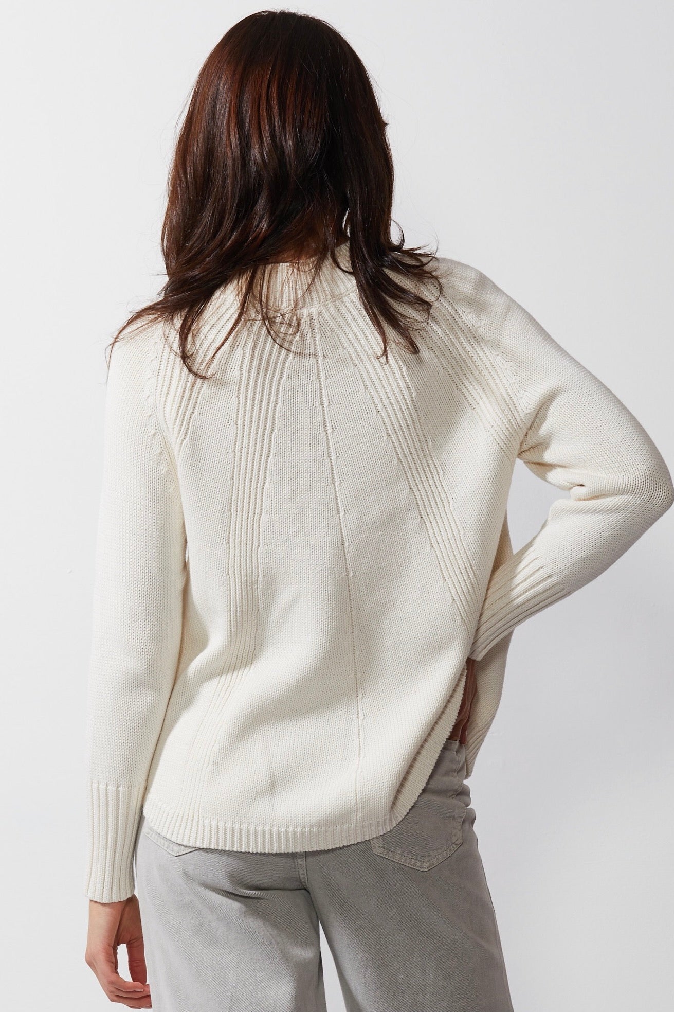 Chunky Cotton Sweater - Black or White