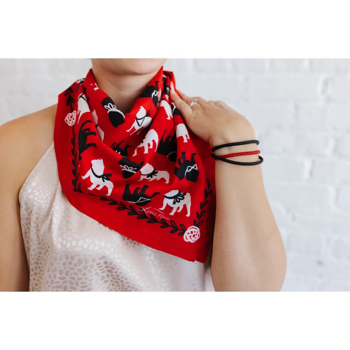 Spirit Bulldog Bandana - Red