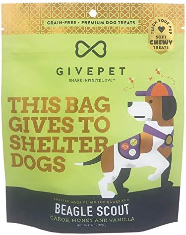 Givpet Chewy Trainers -  Bag Dog Treats - Five Flavors