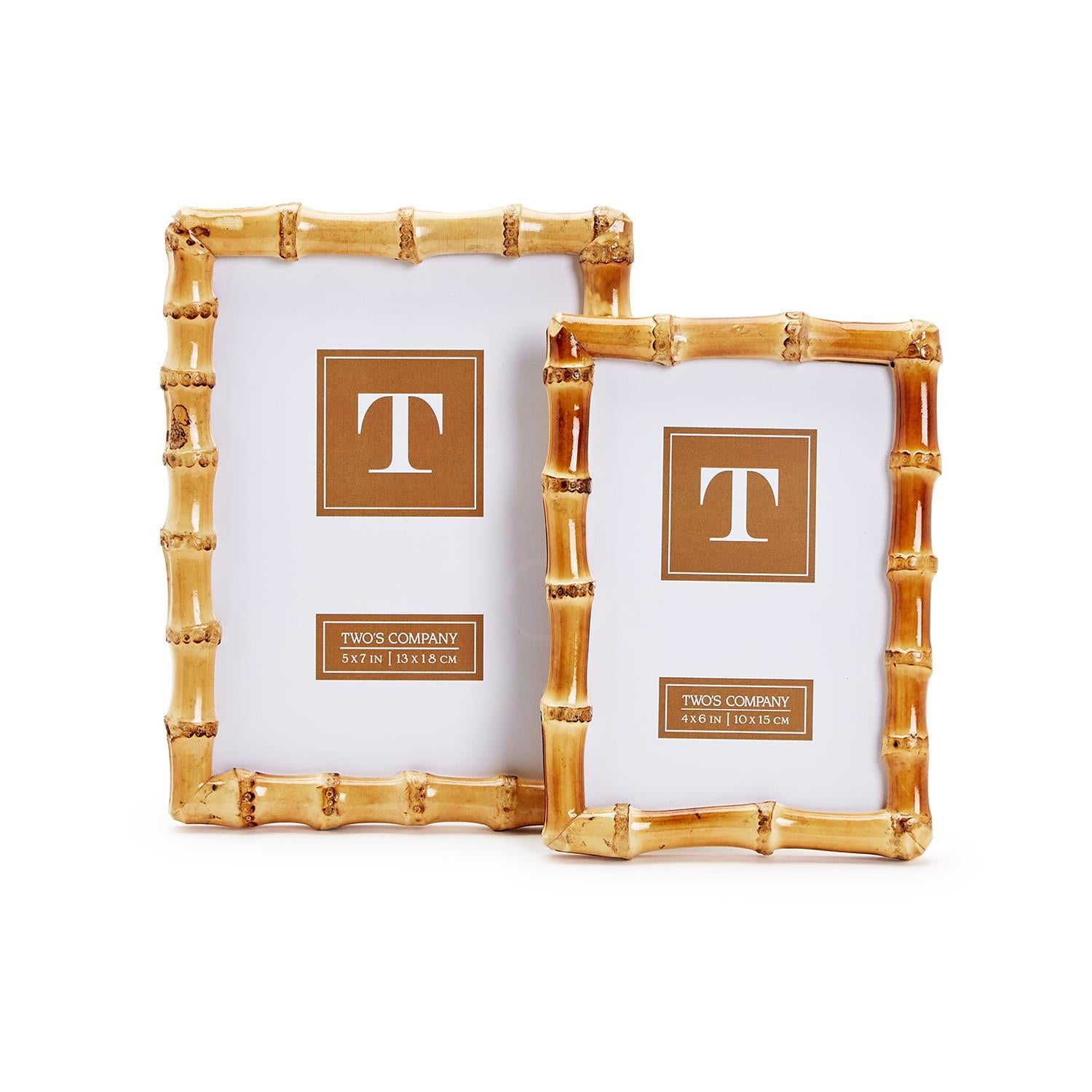 Bamboo Photo Frames - (two sizes)