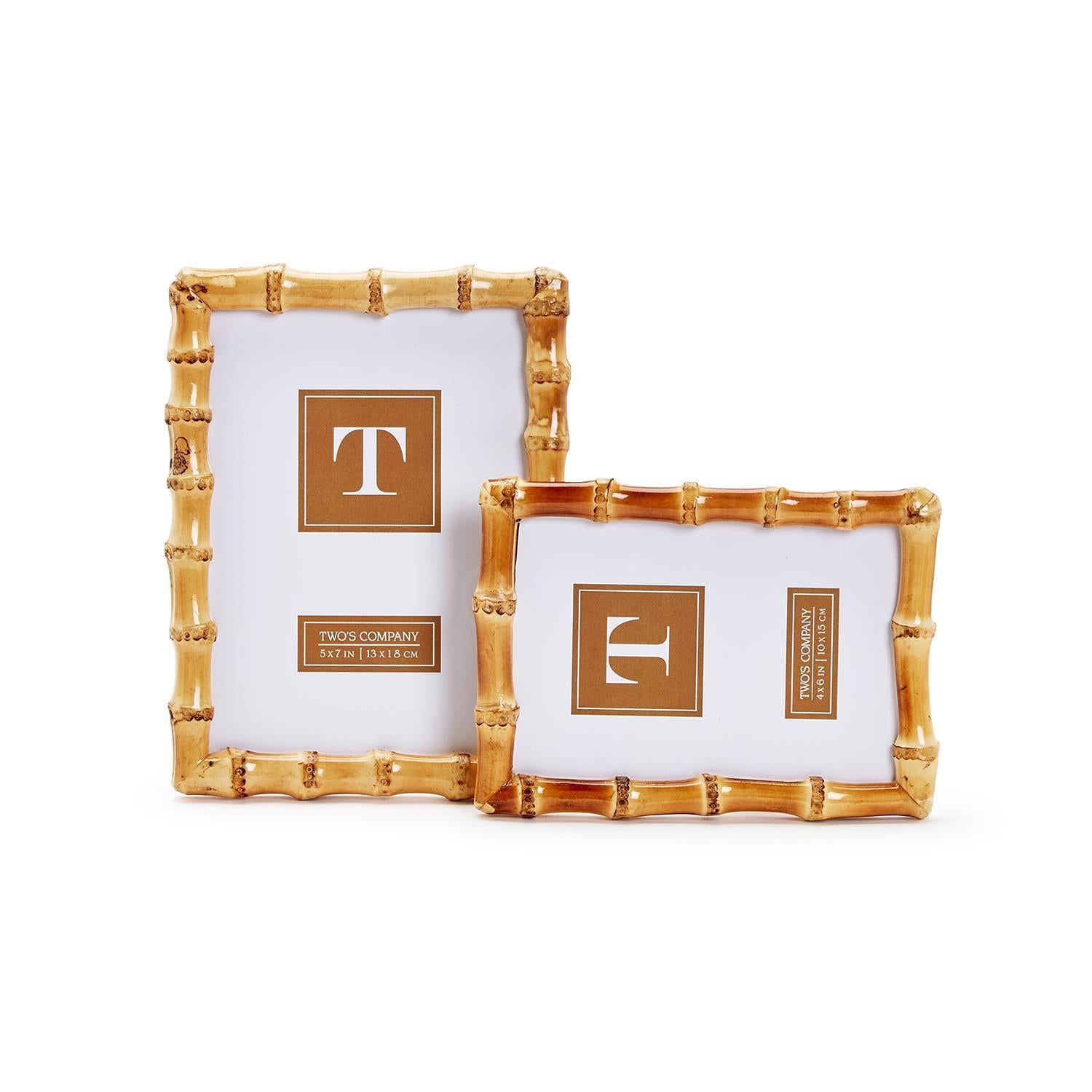 Bamboo Photo Frames - (two sizes)