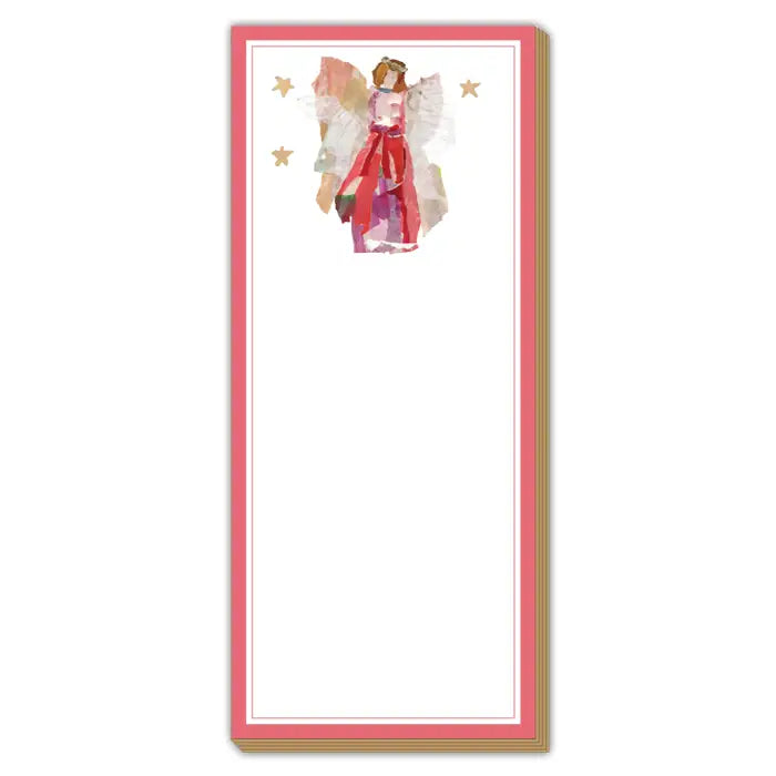 Luxe Skinny Notepad - Red Angel