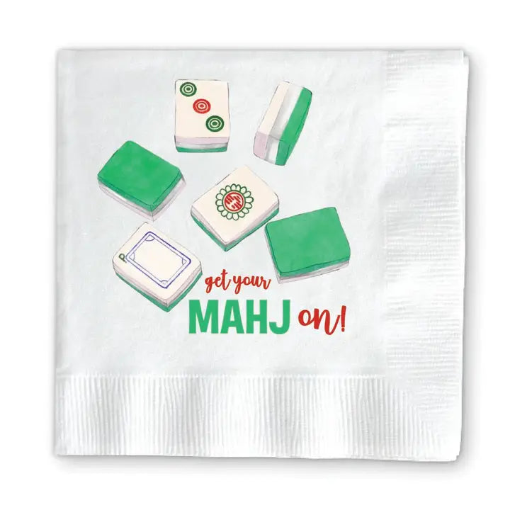 Get Your Mahj On Cocktail Napkins