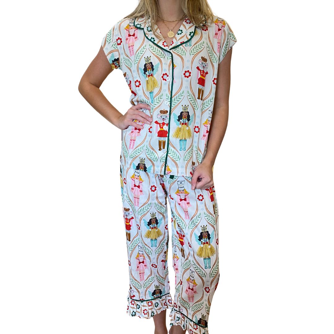 The Nutcracker Luxe Sateen Capri Pajama Set