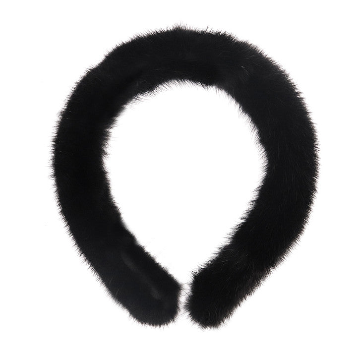 Mink Fur Headband - (three colors)