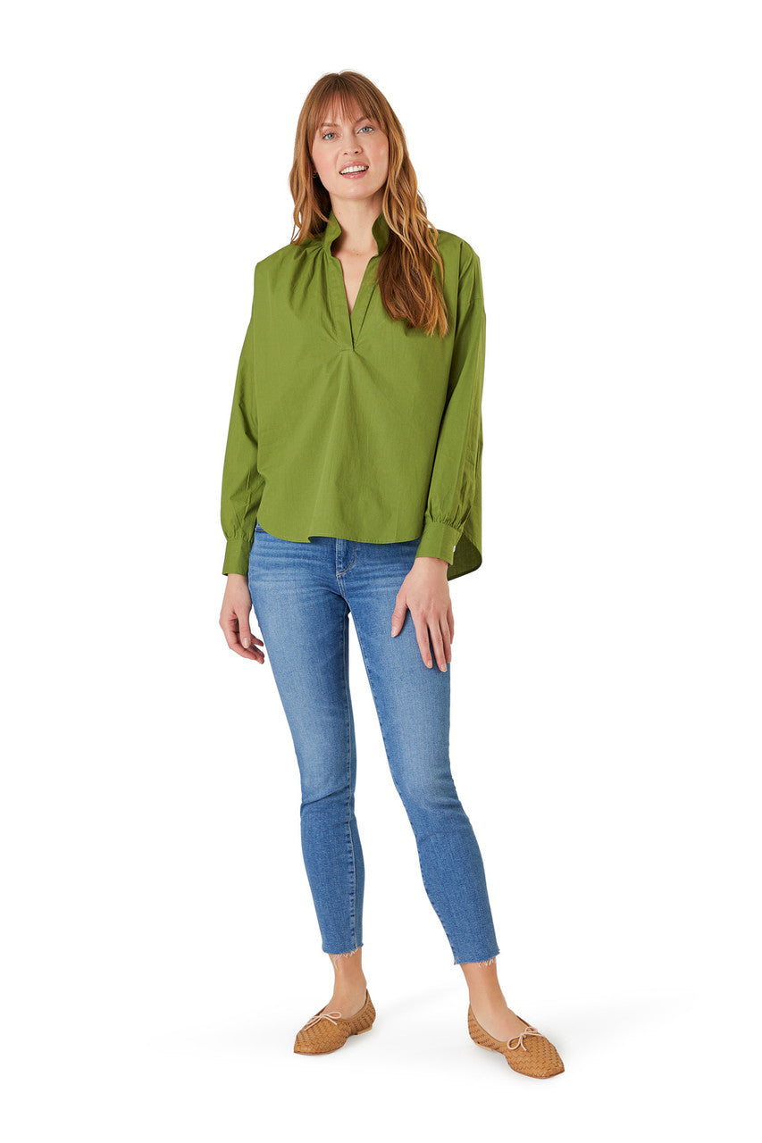 Livro Jane Top - Autumn Green or Mumbai Stripe