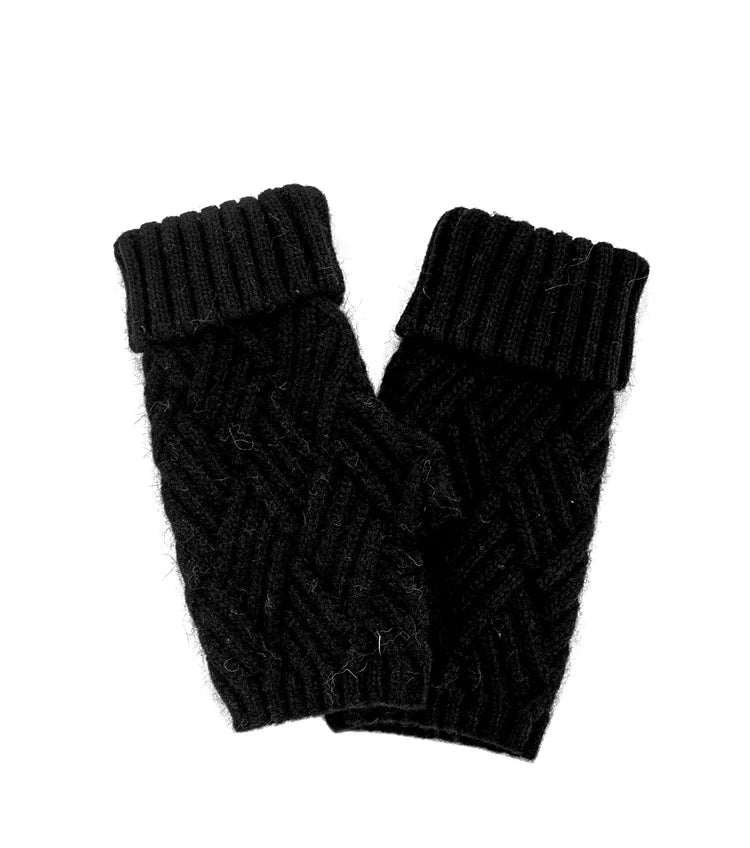 Knitted Fingerless Gloves - 3 Colors