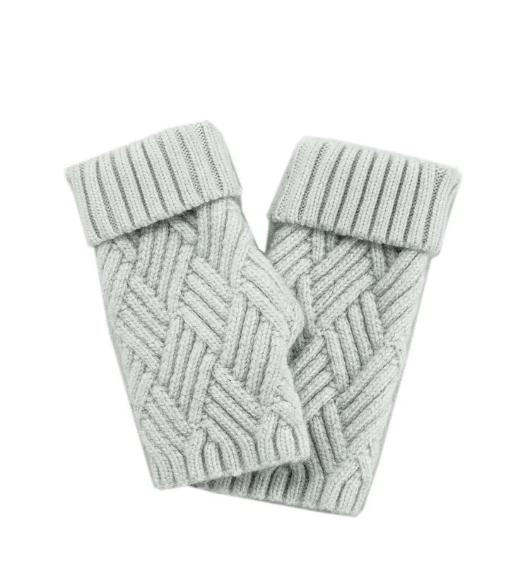 Knitted Fingerless Gloves - 3 Colors