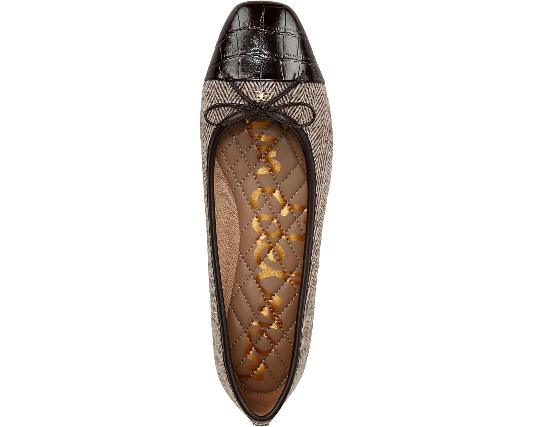 Sam Edelman Marley Houndstooth Croc - Brown Multi