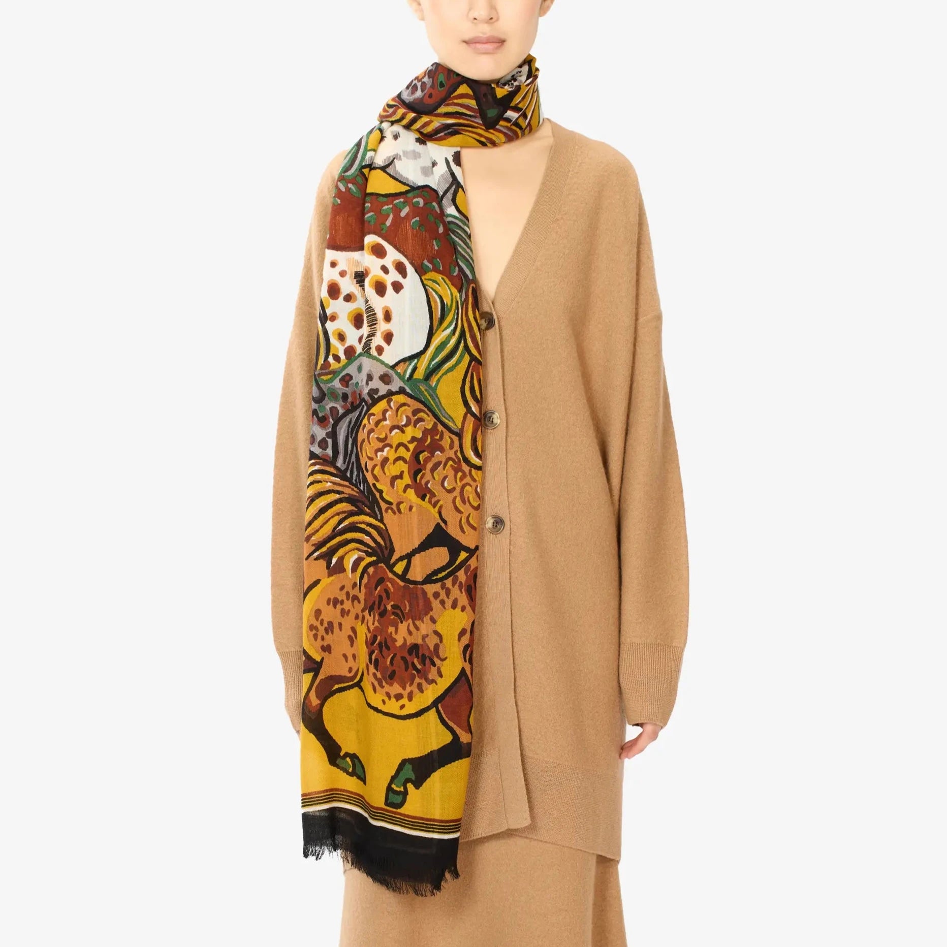 Inoui Editions Scarf - Golden Brown