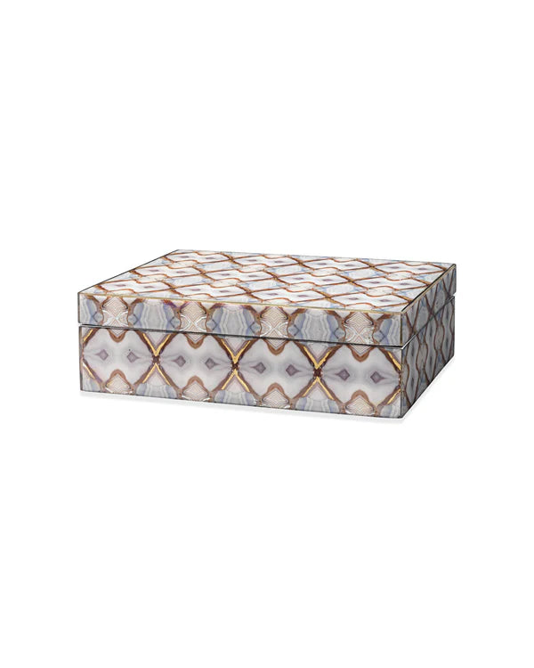 Kaleidoscope Box - Cream/Lilac