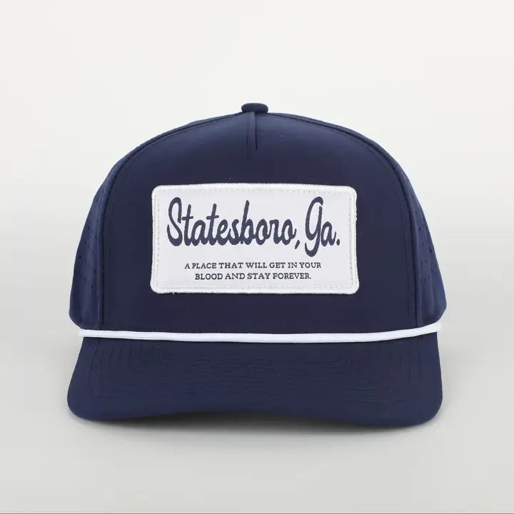 Statesboro, GA Rope Hat with Patch